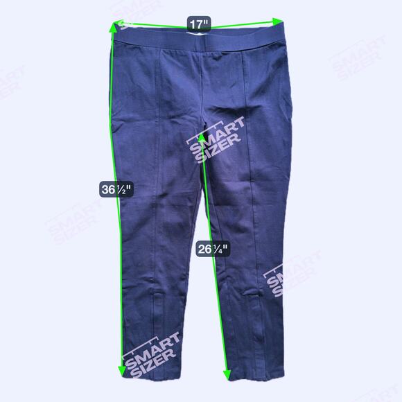 Elizabeth & James Ponte Leggings Zip-Cuff Super Skinny Pants Black XL Career - Picture 7 of 7